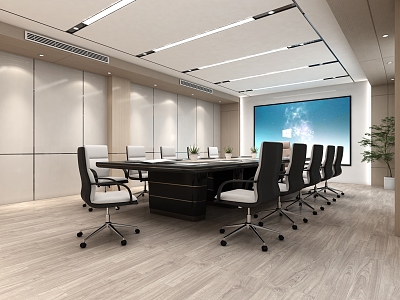 Conference Room Conference Table 3d model