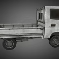 Old Rusty Suzuki Flatbed Truck With Open Cargo Bed And Weathered Body