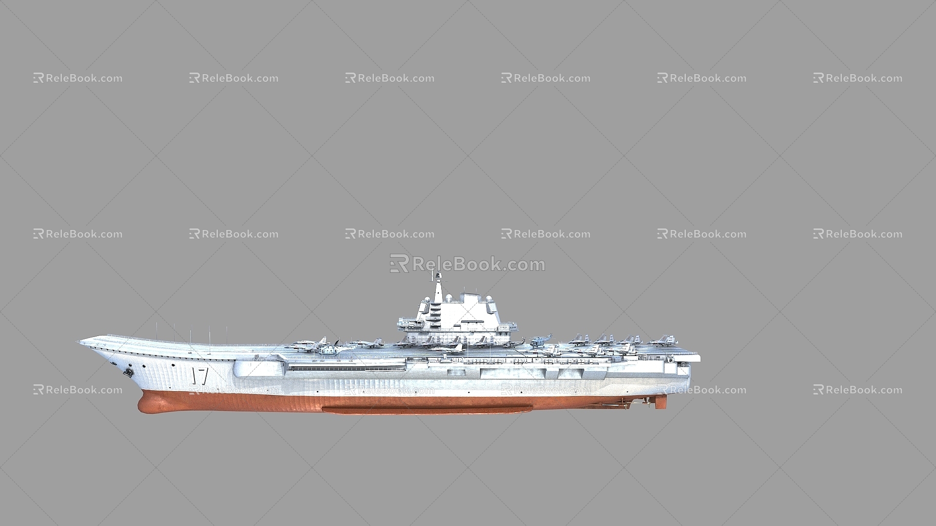 PBR 001A Shandong domestic aircraft carrier 002 aircraft carrier CV17 Shandong aircraft carrier Liaoning secondary type 3d model