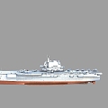 PBR 001A Shandong domestic aircraft carrier 002 aircraft carrier CV17 Shandong aircraft carrier Liaoning secondary type 3d model