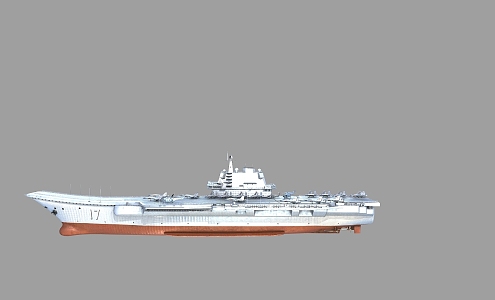 PBR 001A Shandong domestic aircraft carrier 002 aircraft carrier CV17 Shandong aircraft carrier Liaoning secondary type 3d model