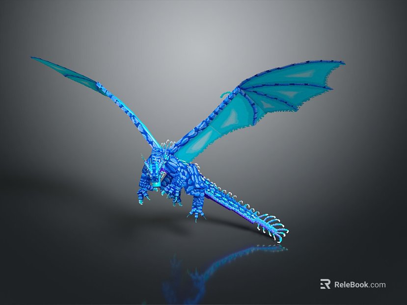 Modern Dragon Brontosaurus Flying Dragon texture