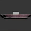 Modern Football Stadium Model Featuring Green Pitch Red Blue Seats And N12 Billboards