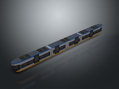 train light rail subway high-speed rail EMU train high-speed train high-speed locomotive EMU 3d model