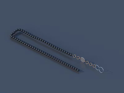 Black Downlight Spotlight With Chain And Hooks For Ceiling Mounting Design 3d model