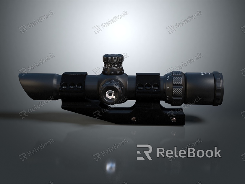 Astronomical Telescope Sniper Gun Telescope Space Telescope Telescope Observation Equipment Physical Equipment model