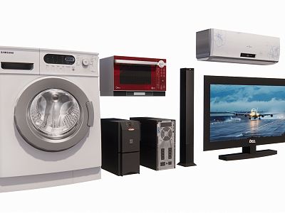 Modern washing machine appliance combination model