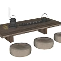 New Chinese Tea Table Tea Table 3d model