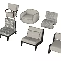 Various Accent Chair Designs With Modern Styles And Different Materials