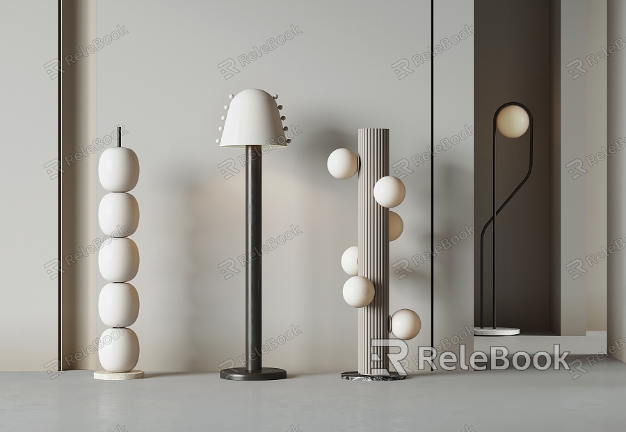 Modern floor lamp model