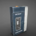 Sony Walkman Classic Digital Portable Music Player with Vintage Blue Silver Design