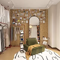 Cozy Modern Women Clothing Store Interior With Comfy Seating And Fashionable Garment