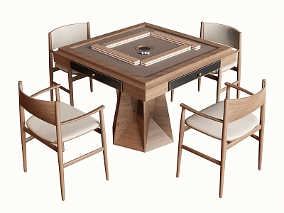 Modern Mahjong Table and Chair Mahjong Table Chess and Card Table Casual Table and Chair model