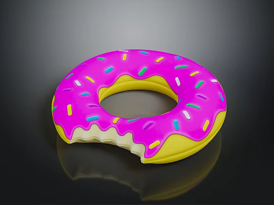 Modern Donuts Bread Breakfast West Point 3d model Modern Donuts Bread Breakfast West Point 3d model