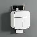 Modern Wall Mounted Bathroom Accessories With Minimalist Design For Toilet Use