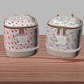 Stylish Jewelry Storage Boxes With Floral Patterns In Pastel Colors For Accessories