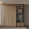 Italian Minimalist Wardrobe 3d model