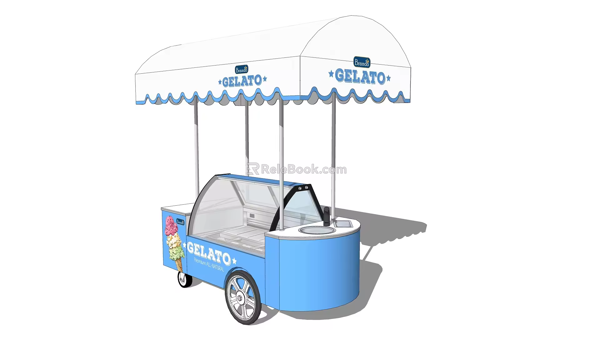 Modern Vans Kiosk Vending Kiosk Vending Kiosk Vending Kiosk Shop 3d model