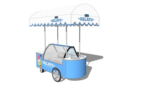 Modern Vans Kiosk Vending Kiosk Vending Kiosk Vending Kiosk Shop 3d model