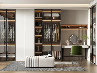 Home cloakroom SU model 3d model