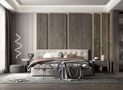 Modern Bedroom 3d model