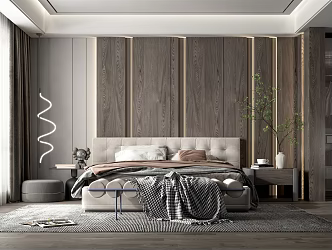 Modern Bedroom 3d model