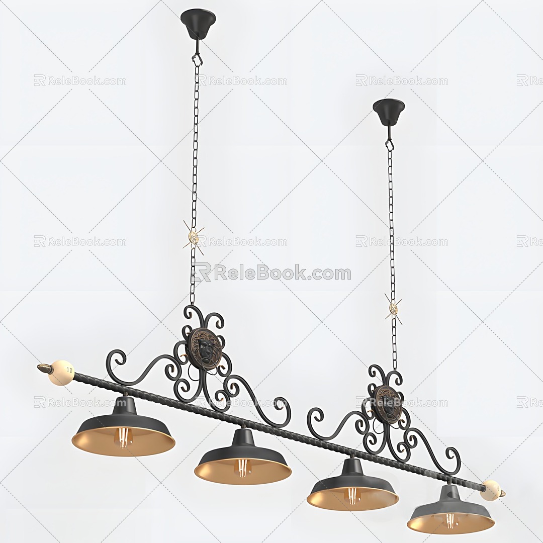 Chandelier Lamps Lighting Lamps 3d model