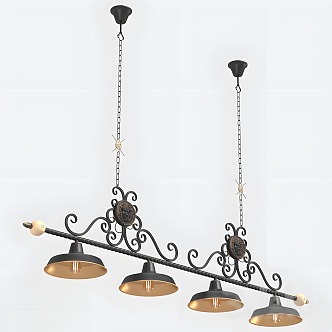 Chandelier Lamps Lighting Lamps 3d model