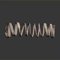 Shiny Copper Spiral Decorative Rings For Modern Clothing Accessories Design