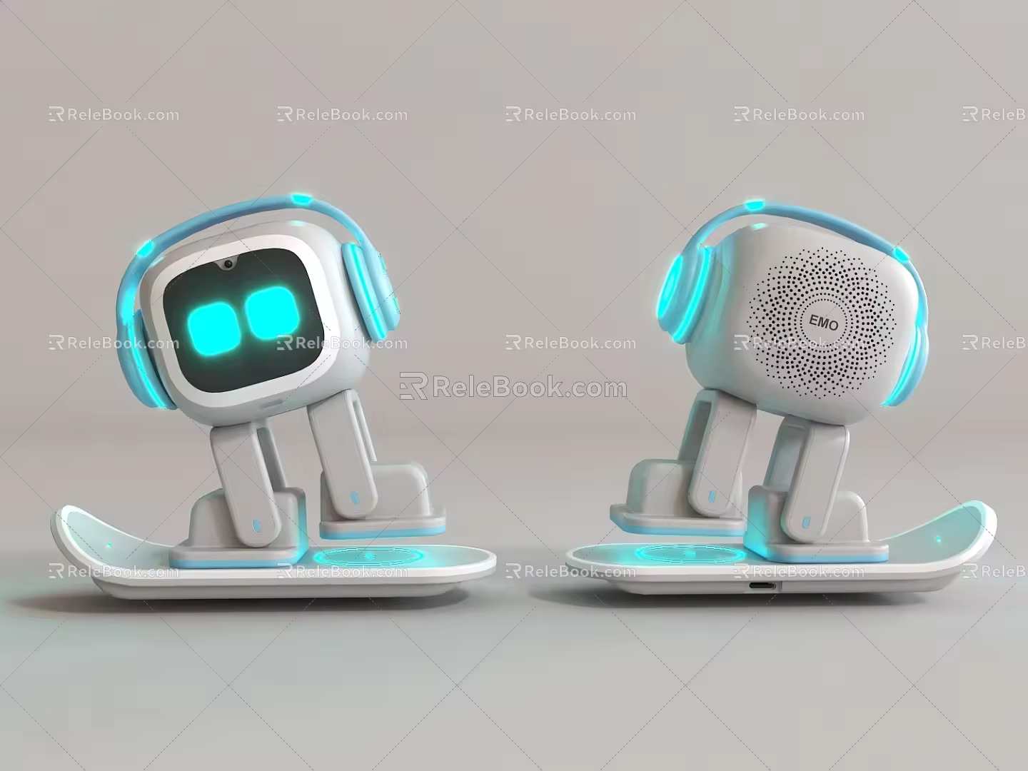 Modern sound robot sound 3d model