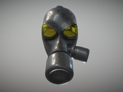 Gas Mask Gas Mask Biochemical Mask Low Face Number Low Model Simple Model Game Sub-era Film and Television Level Super Realistic High Precision 3d model