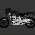 Sleek Modern Motorcycle Featuring Black Frame Red Accents And Leather Seat
