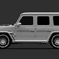 Silver Off road SUV With Large Alloy Wheels Roof Rack And Sporty Body Design