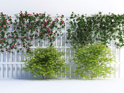 Modern Vine Wall model