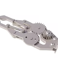 Precision Engineering Mechanical Structure With Interconnected Gears And Metal Components
