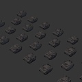 German WW2 Tank Pack 3d model