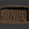 Handwoven Wicker Storage Basket for Home Organization and Decorative Use