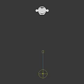 Red Robot Game Character 3D Model With Black Joints And Round Head
