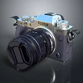 Fujifilm Digital Camera With Vintage Design And Detachable Lens For Photography