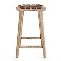 Other calixta Scandinavian Chair Stool Leather 3d model