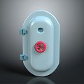 Security door password door metal sealed door metal door explosion-proof door password lock biometric door 3d model