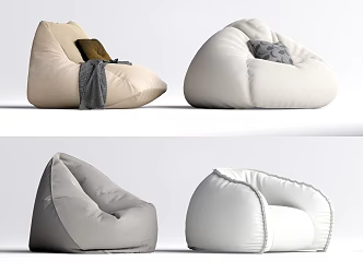 Modern Lazy Sofa Single Sofa 3d model