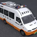 IVECO Road Inspection Vehicle White Orange With Emergency Lights And Patrol Function