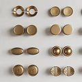 French Cabinet Door Handle Cabinet Door Handle Round Handle Metal Handle Middle Style Cabinet Door Handle 3d model