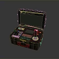 Rugged Portable Industrial Computer Console With Display Screen Control Buttons And Joystick