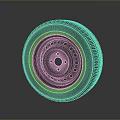High Quality Car Tire With Wheel Rim Automotive Parts For Vehicles