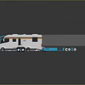 Bus Large Bus CMB Medium Van Large Van Bus School Bus Van Box Car 3d model