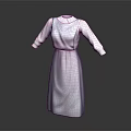 Turquoise Maxi Dress with White Long Sleeves Simple Style Waist Design
