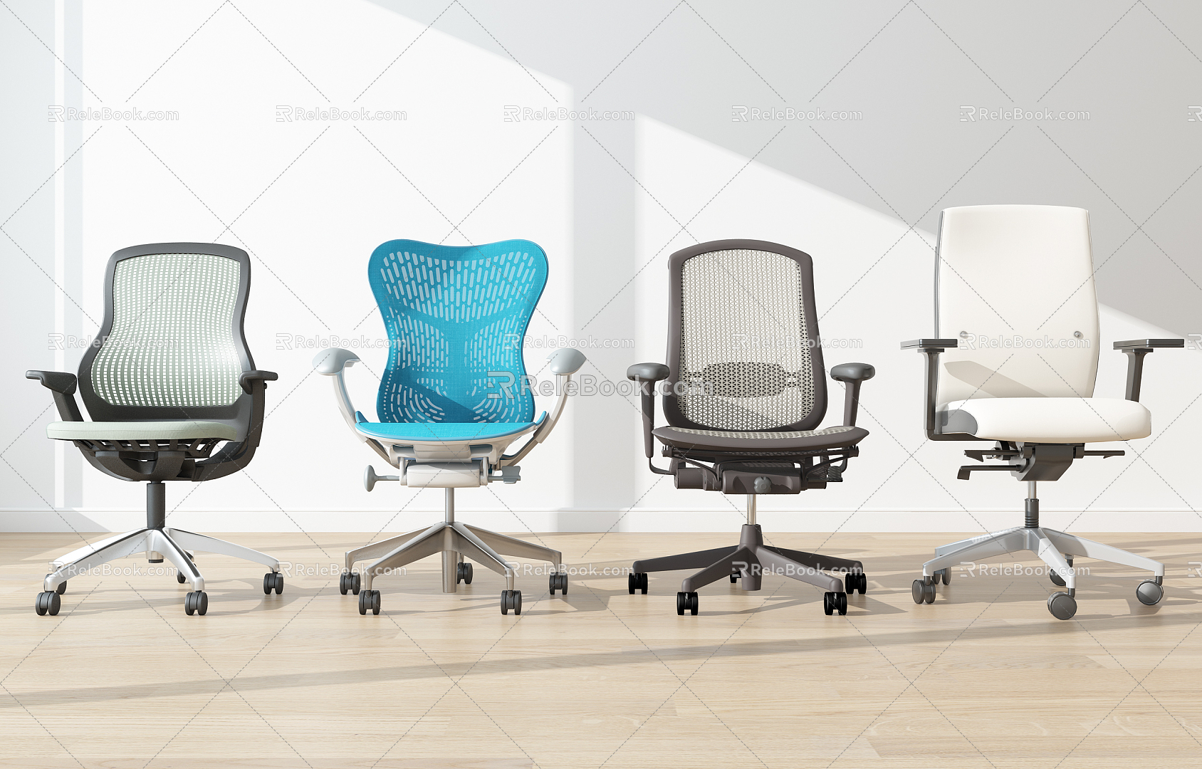 Modern office chair 3d model