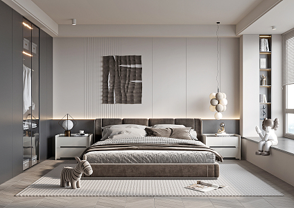 Modern Bedroom 3d model